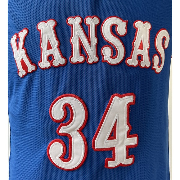 Adidas Kansas Jayhawks Paul Pierce #34 Stitched Jersey Size Small - Picture 6 of 8